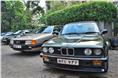 Ravi Shastri's Audi 100 and Jehangir Nicholson's (ex Sheriff of Mumbai) BMW 325i graced the entry.